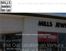 Tablet Screenshot of millsjewelerscamarillo.com